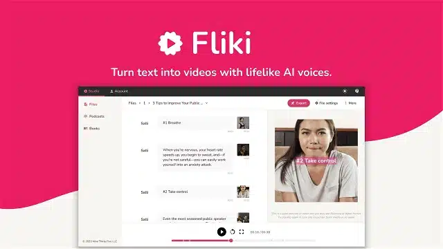 خرید اکانت Fliki