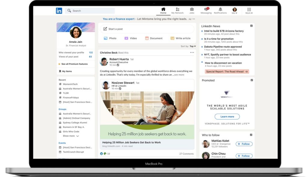 خرید اکانت Linkedin